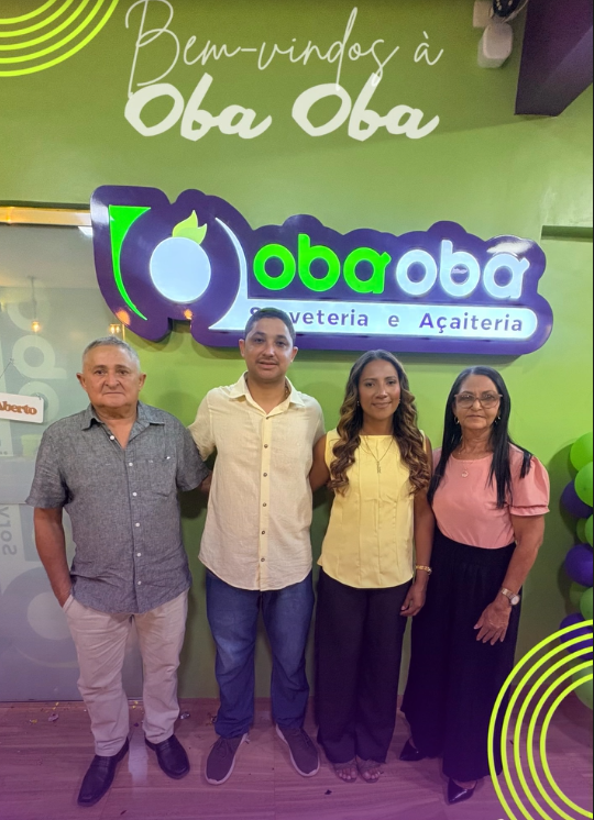 Família na Oba Oba — foto enviada pela Oba Oba